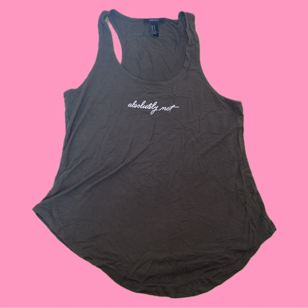 “absolutely not” forever 21 tank